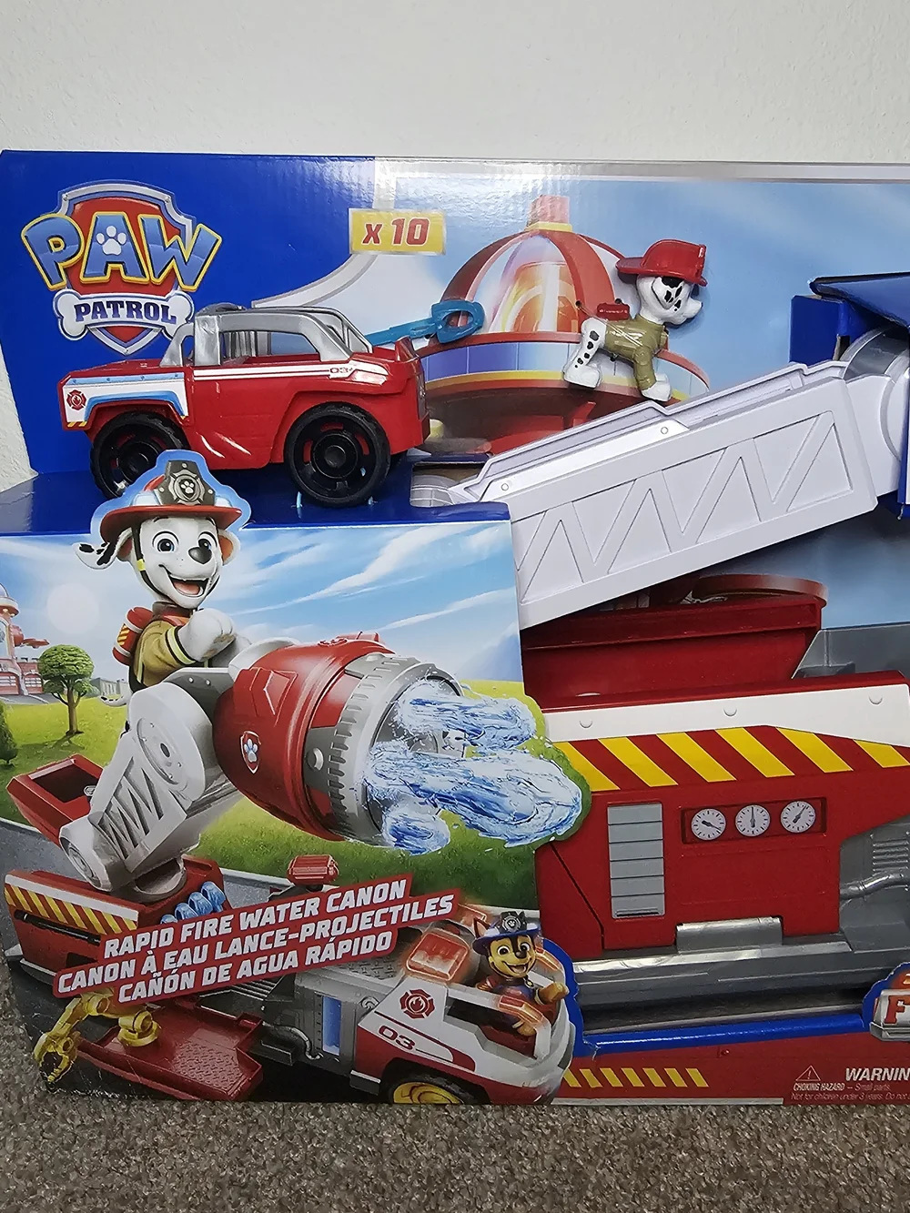 Paw Patrol Fire Rescue Truck Toy - Red, White, Blue